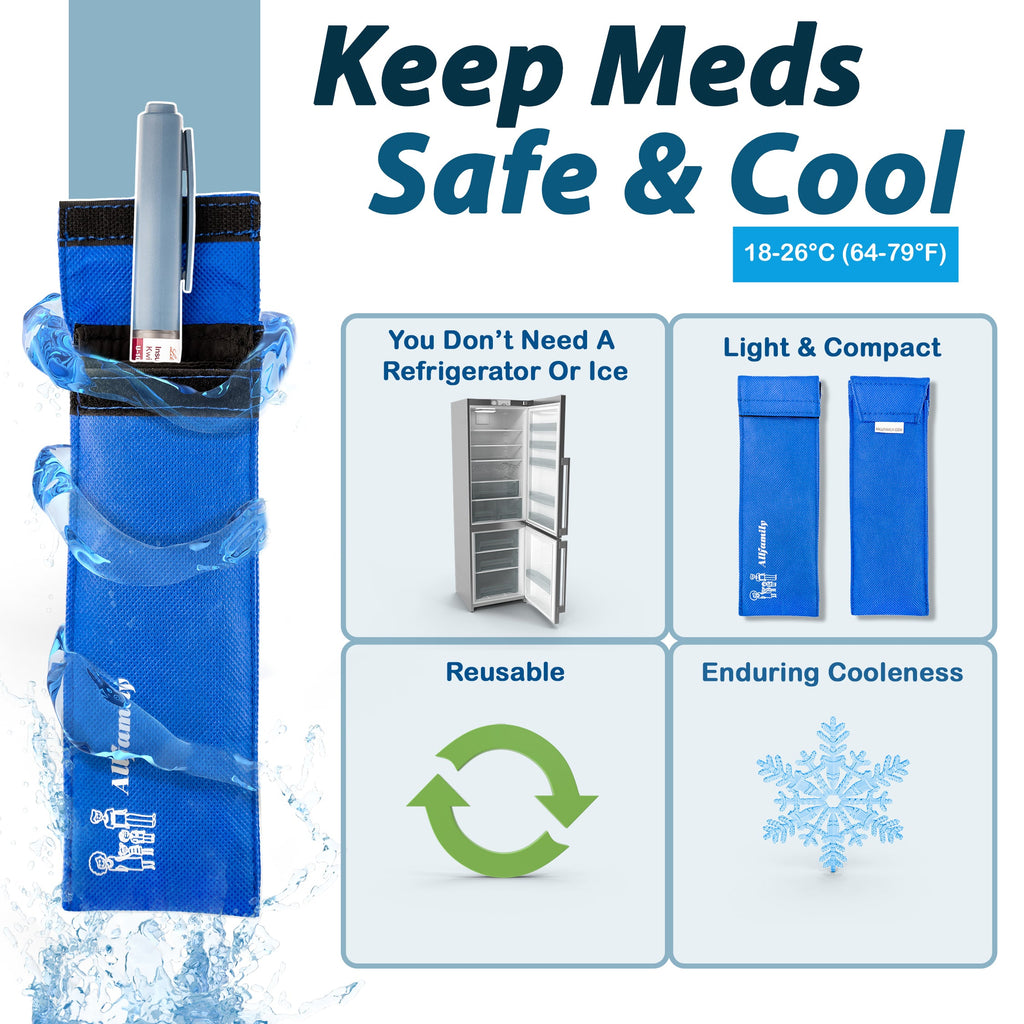 Chillers - Insulin Cool Pouches for Travel – 4Allfamily.uk
